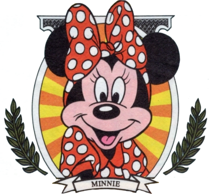 Minnie Mouse from the 1990 $10 Disney Dollar