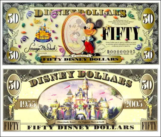 2005 $50 Disney Dollar Limited “Charles Boyer” edition Series "A”