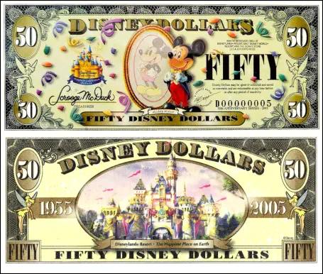 2005 $50 Disney Dollar Limited “Charles Boyer” edition Series "A”