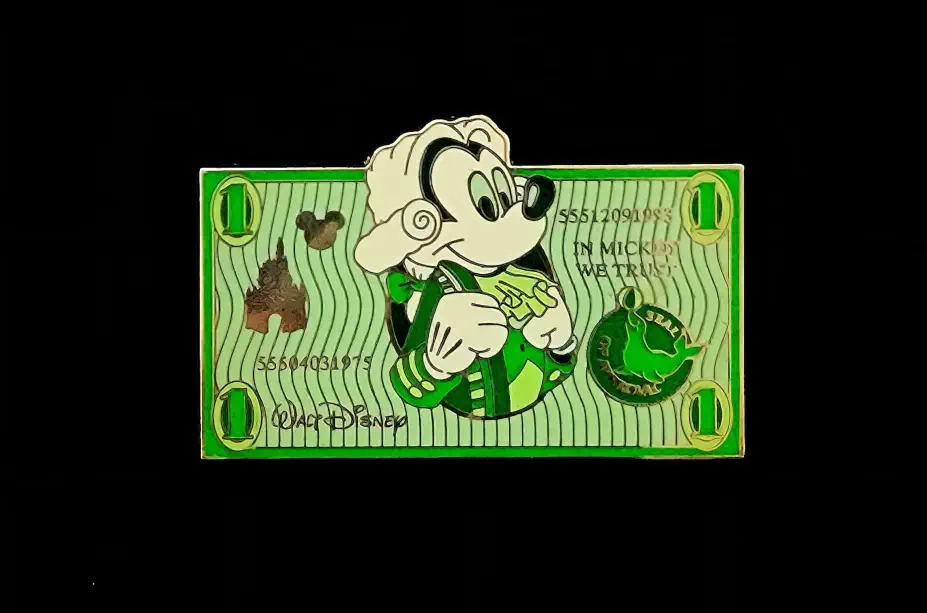 2008 Presidents Series – Lanyard Pin Featuring Mickey Mouse as George Washington