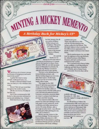 Disney News Magazine Spring 1993 - article (page 21)