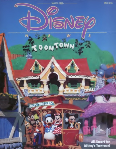 1992 Disney NEWS Winter - Mickey's 65th Anniversary Disney Dollar announcement