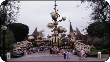 Image © Disney 1998, Opening of "New" Tomorrowland at Disneyland, May 22, 1998