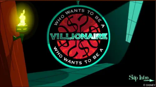 Flash Game Intro - who wants to be a villionaire?