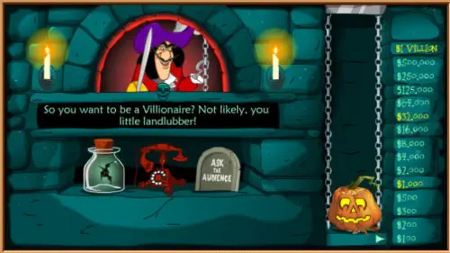 Captain Hook - Playing Who wants to be a Villonaire