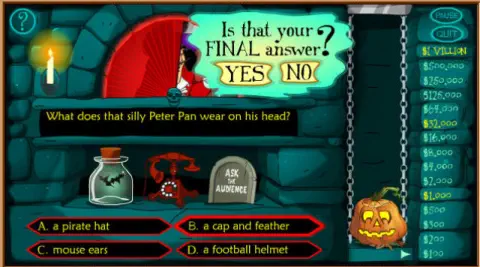 Is that your Final ANSWER - Who wants to be a Villionaire?