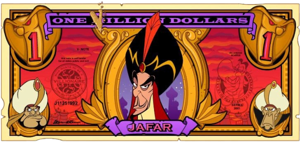 Villionaire Dollar - Jafar from the Aladdin