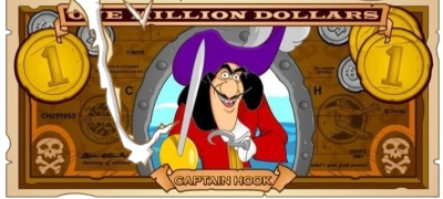 Villionaire Dollar - Captain Hook from Peter Pan