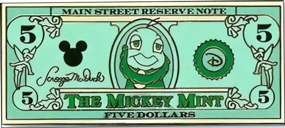 Disney Pin $5 - Jiminy Cricket as Abraham Lincoln