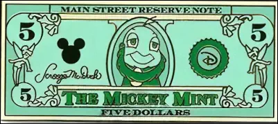 Disney Pin $5 - Jiminy Cricket as Abraham Lincoln