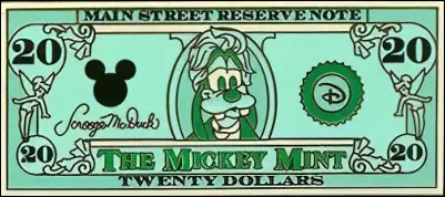 Disney Pin $20 - Goofy as Andrew Jackson