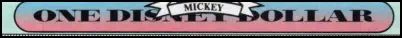 The word Disney Dollars